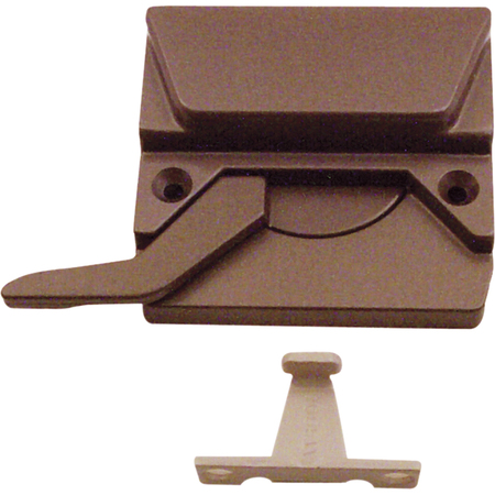 PRIME-LINE Bronze Right-Hand Casement Window Low-Profile Sash Lock Single Pack TH 23048